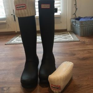 original tall rain boots + stitch boot socks